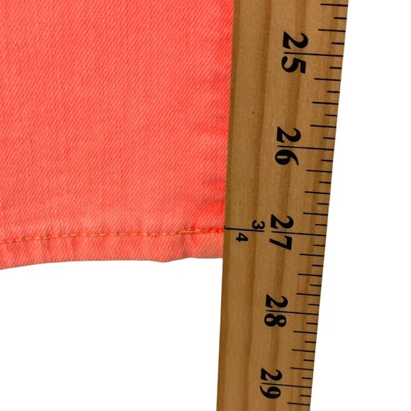 AG Adriano Goldschmied Stevie Ankle Slim Straight Leg Jeans Orange 26R - Picture 9 of 9